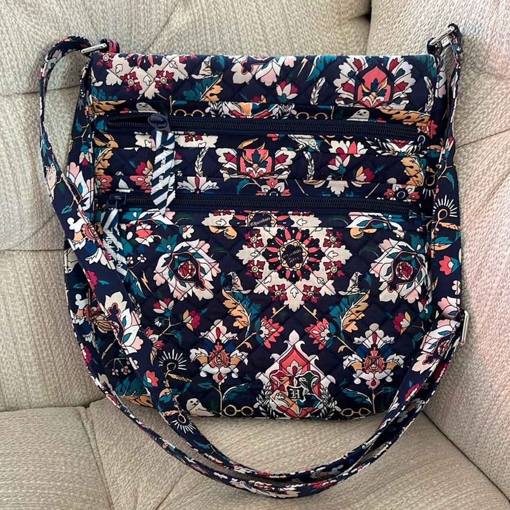 Vera Bradley Harry Potter Home to Hogwarts Triple Zip Crossbody